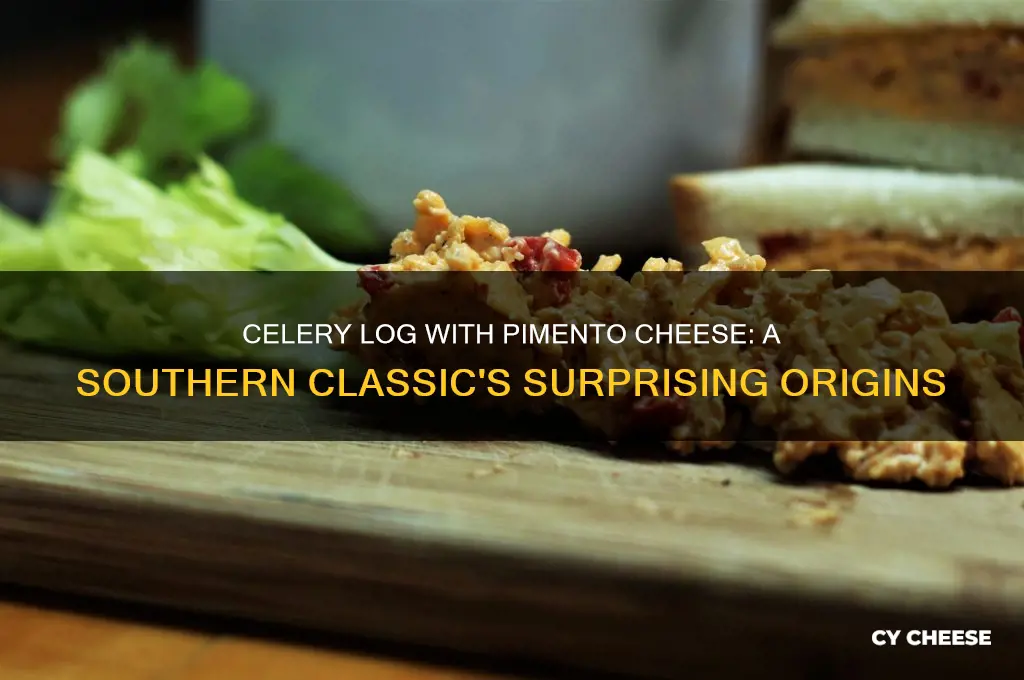 where did celery logd with pimentos cheese originate