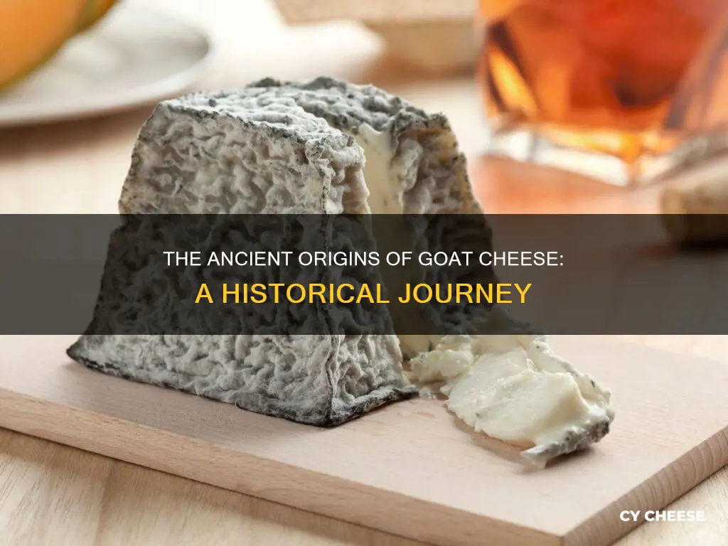 where did goat cheese come from