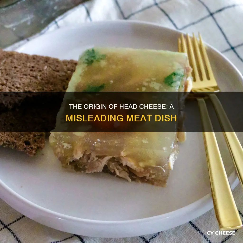 where did head cheese get its name