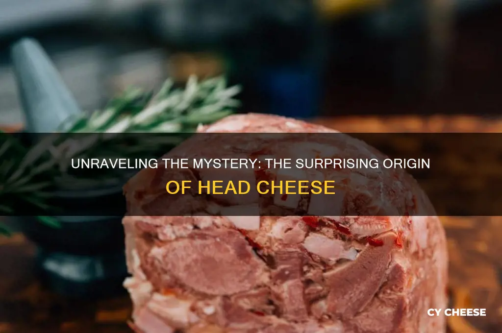 where did the name head cheese come from