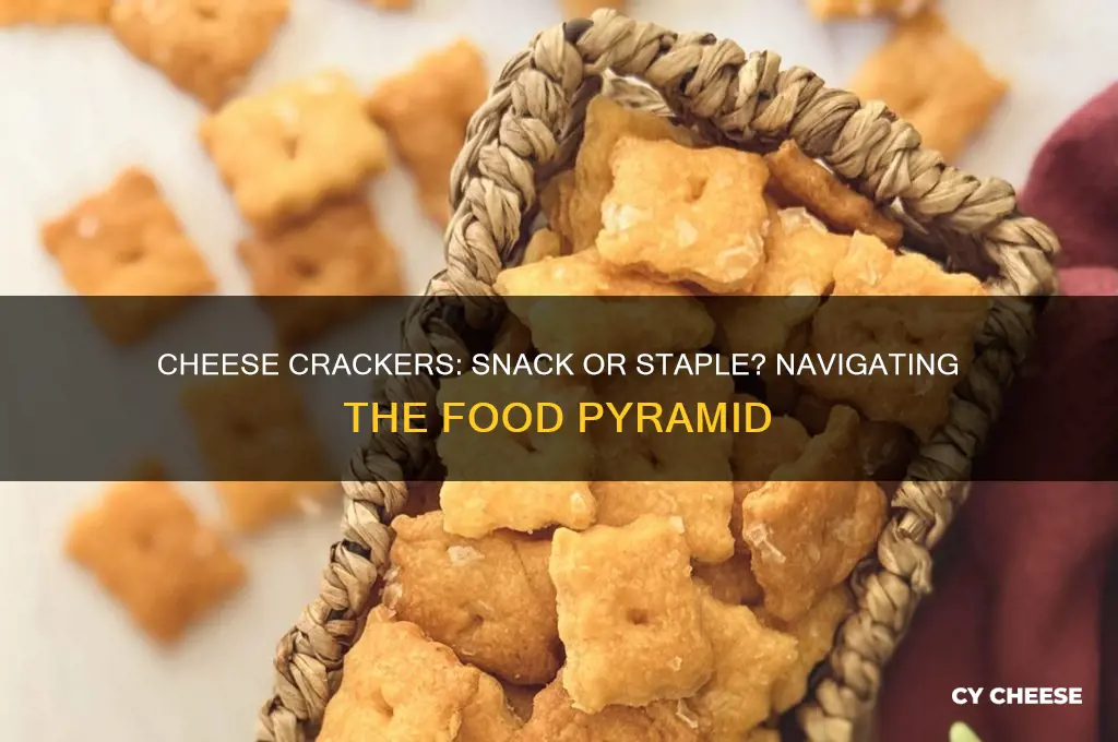 where do cheese crackers fall on the food pyramid