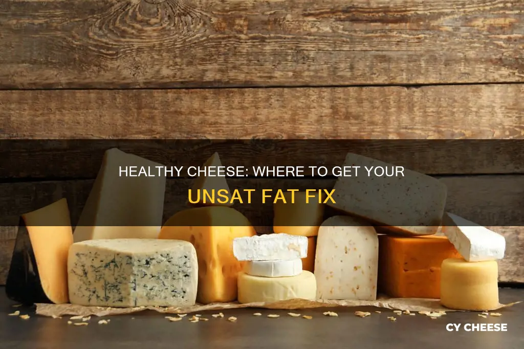 where do you get unsaturated fat cheese