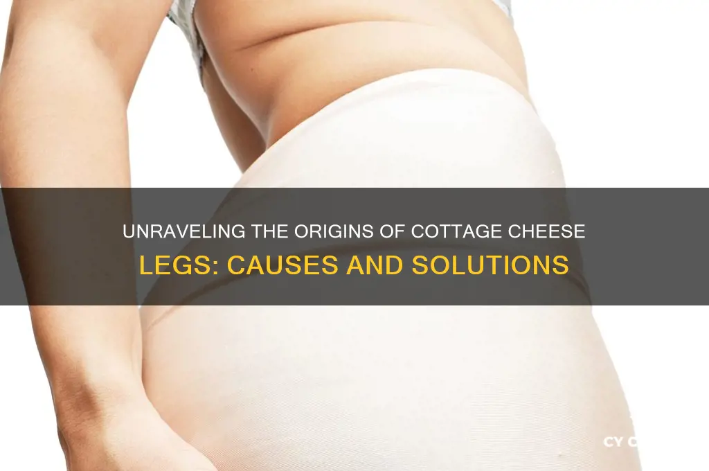where does cottage cheese legs come from