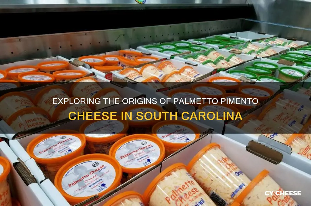 where does palmetto pimento cheese come from in south carolina