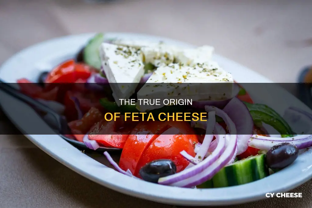where does real feta cheese come from
