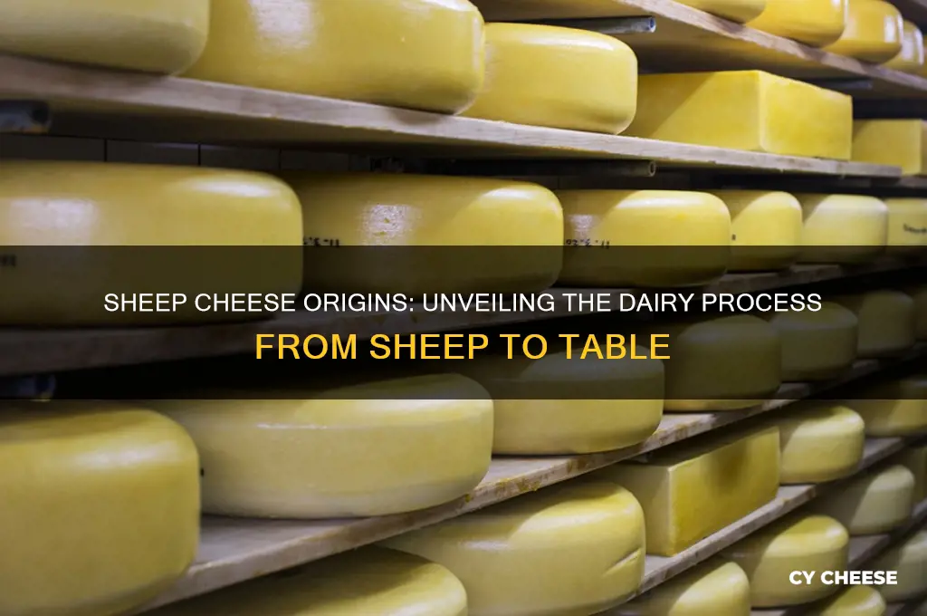where does sheep cheese come from on a sheep