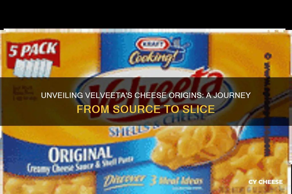 where does the cheese come from for velveta