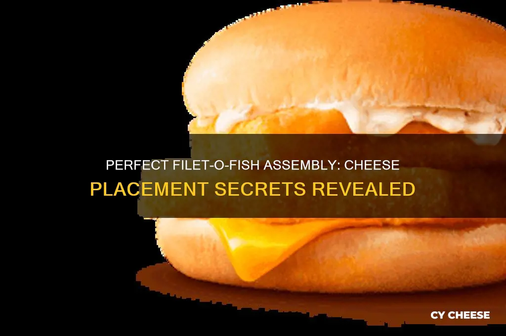 where does the cheese go on a filet of fish