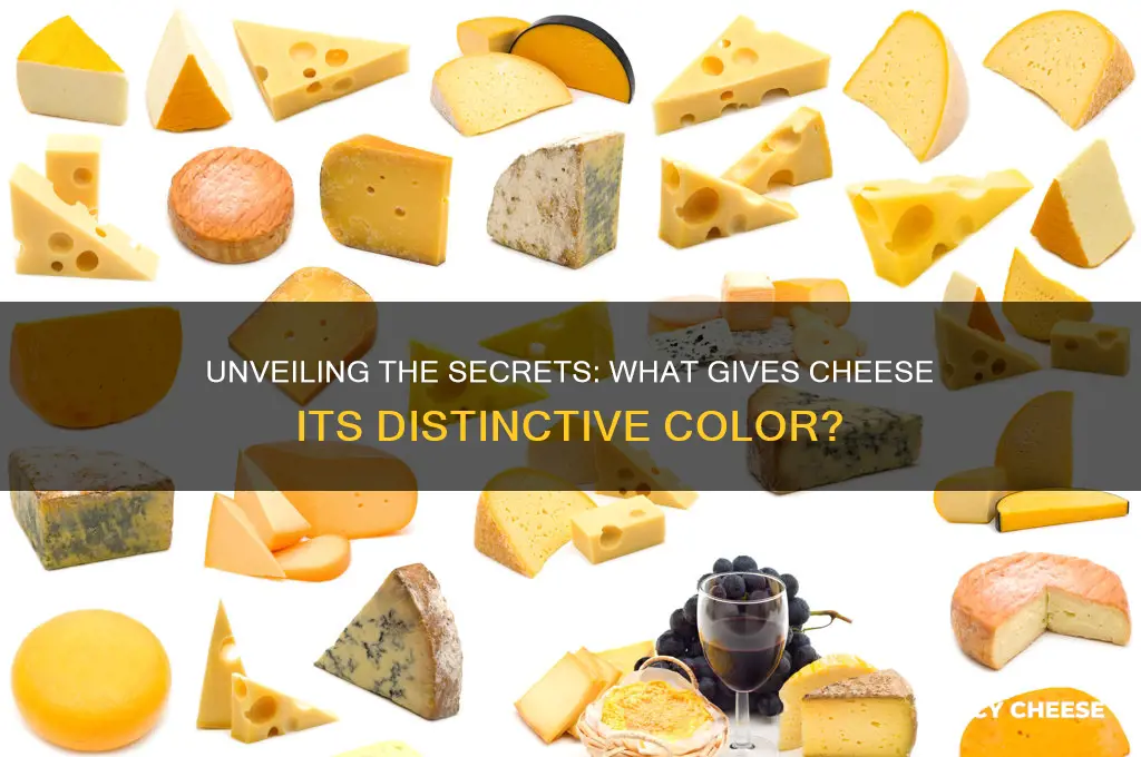 where does the color of cheese come from