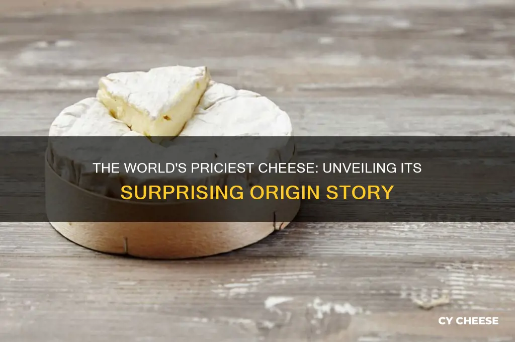 where does the most expensive cheese coe from f