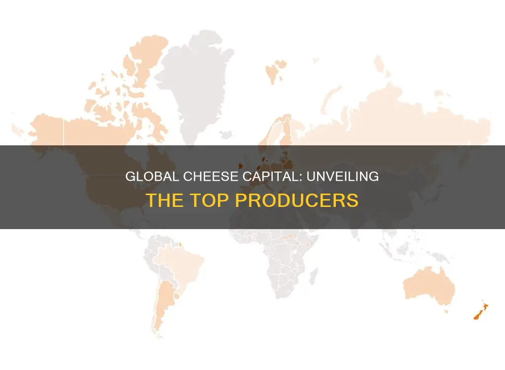 where in the world is the most cheese made from