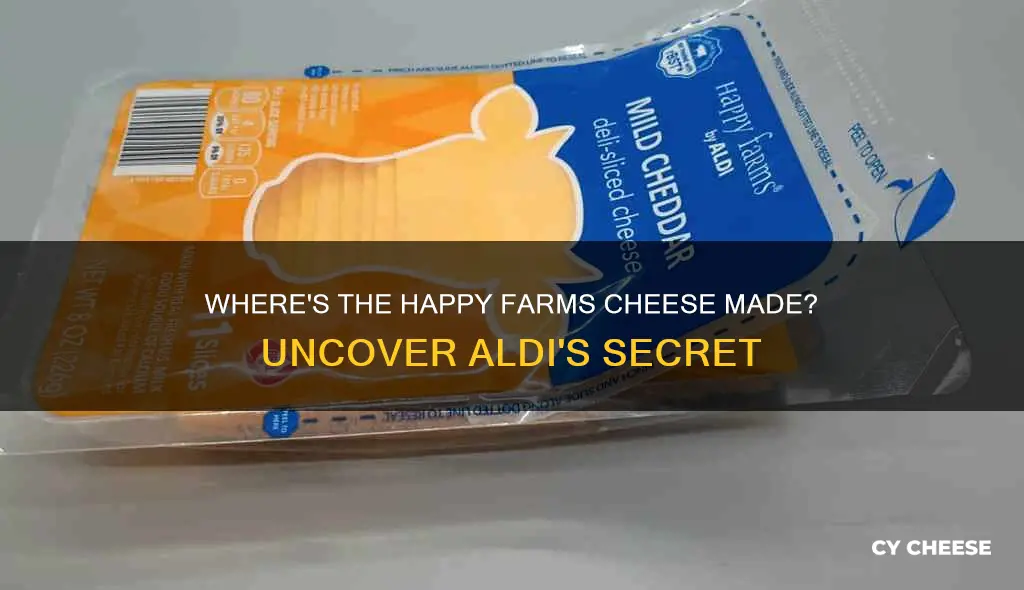 where is aldi happy farms cheese made