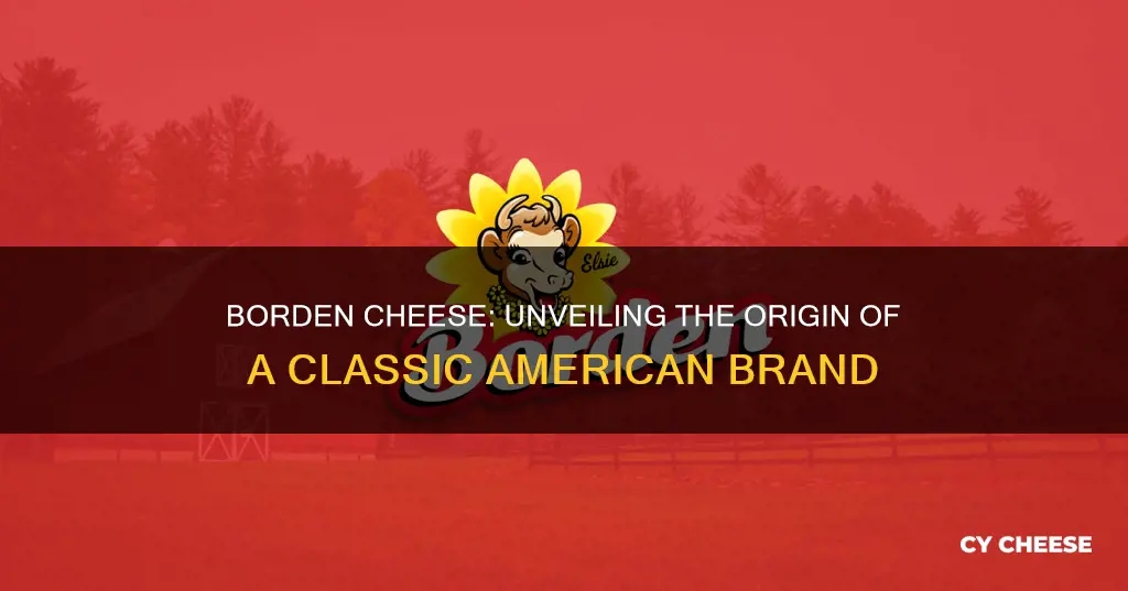 where is borden cheese made