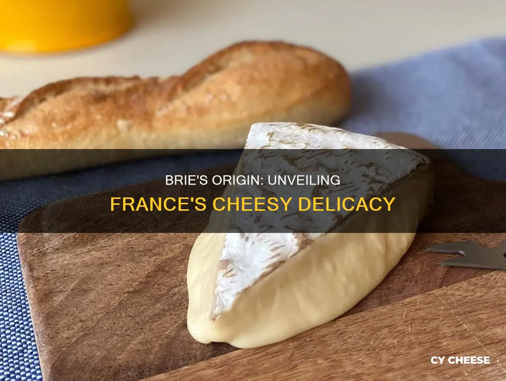 where is brie cheese made in france