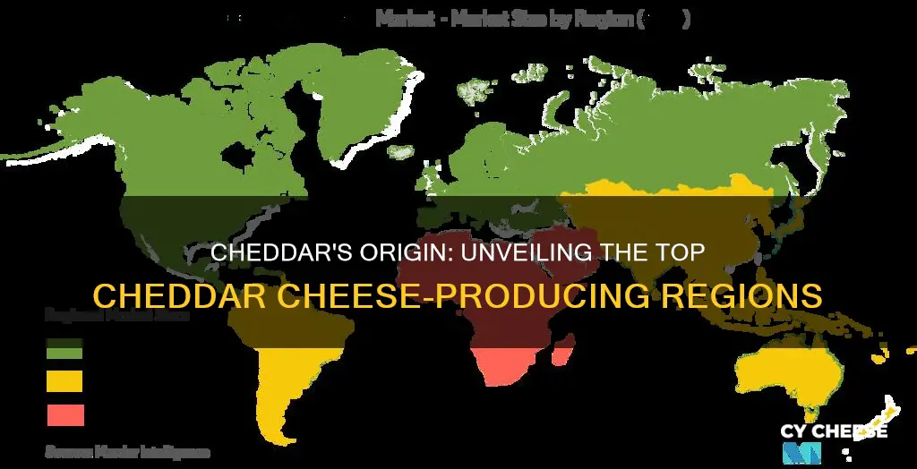 where is cheddar cheese mostly made