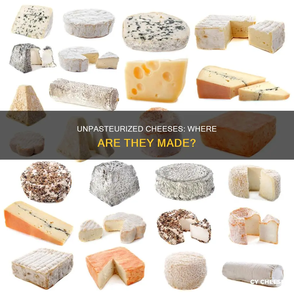 where is cheeses are made with unpasteurized