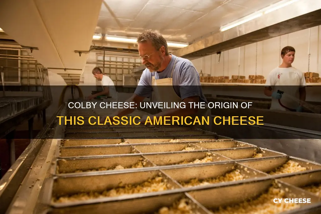 where is colby cheese made