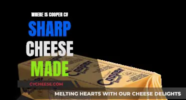 Cooper Cheese: Where is the CV Sharp Made?