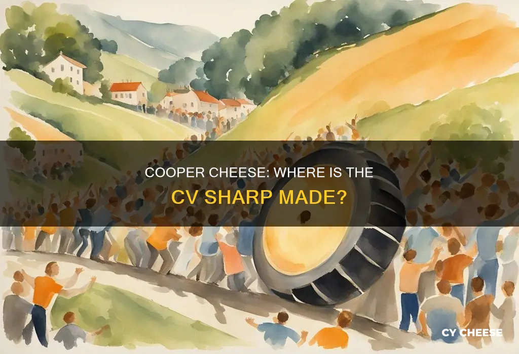 where is cooper cv sharp cheese made