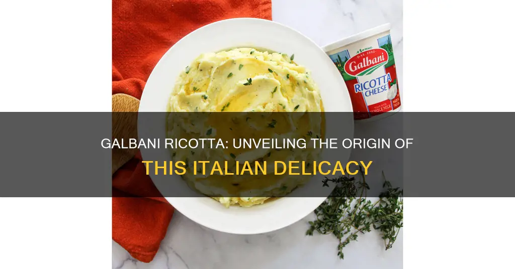 where is galbani ricotta cheese made