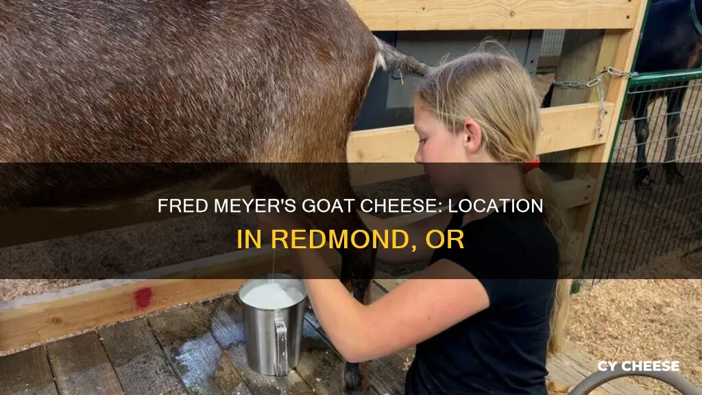 where is goat cheese located in fred meyer redmond or