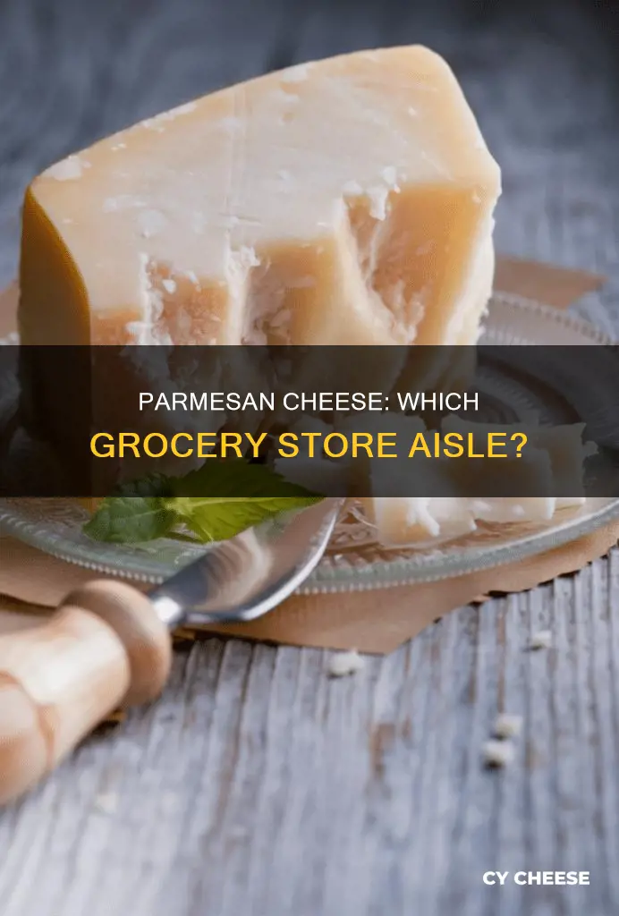 where is grated parmesan cheese in the grocery store
