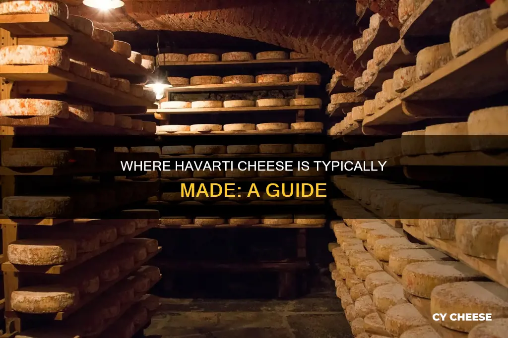 where is havarti cheese typicllay made