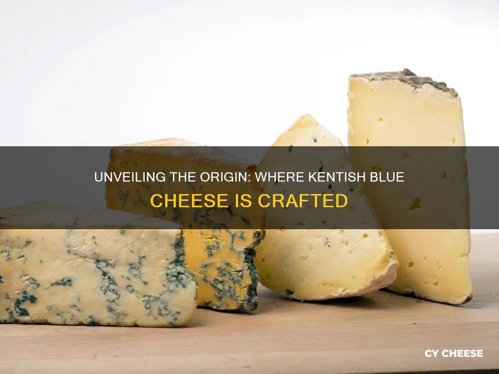 where is kentish blue cheese made