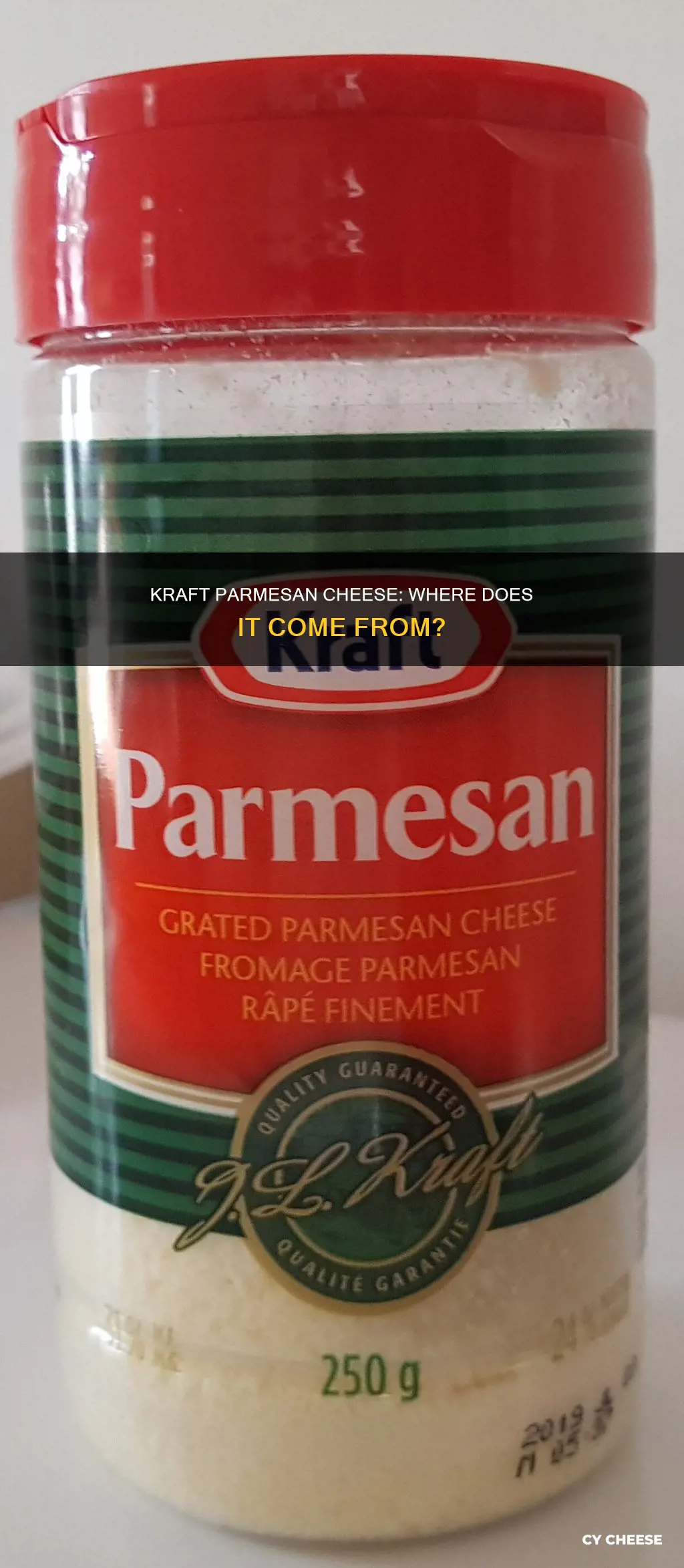 where is kraft parmesan cheese from