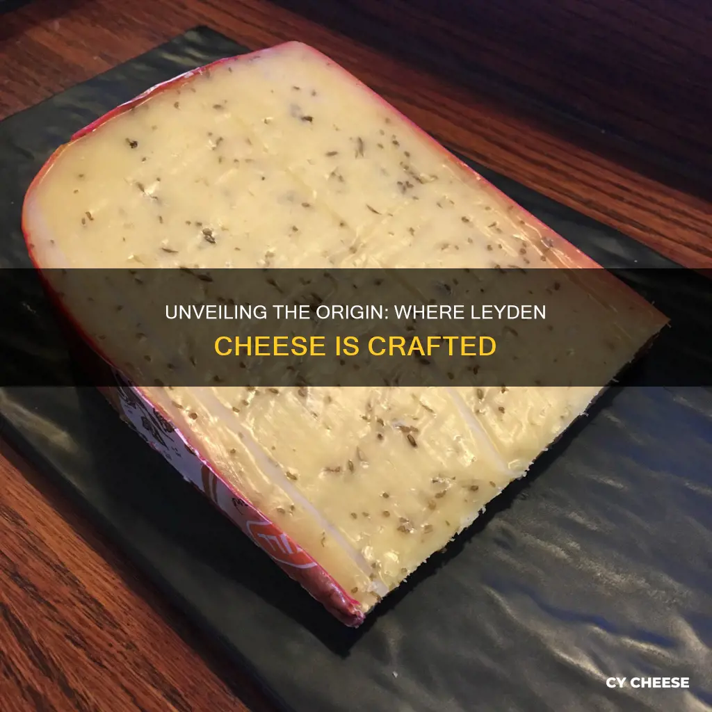 where is leyden cheese made