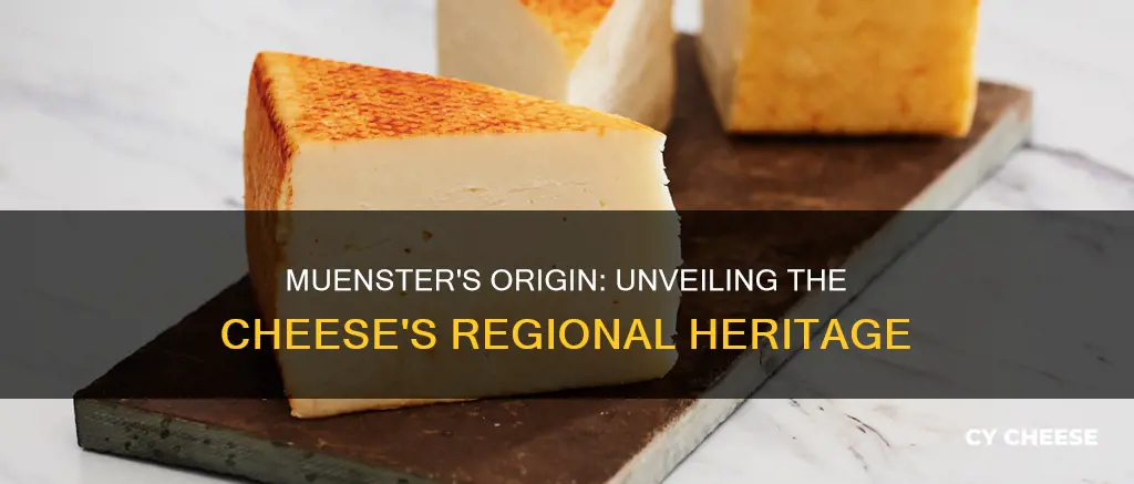 where is muenster cheese made