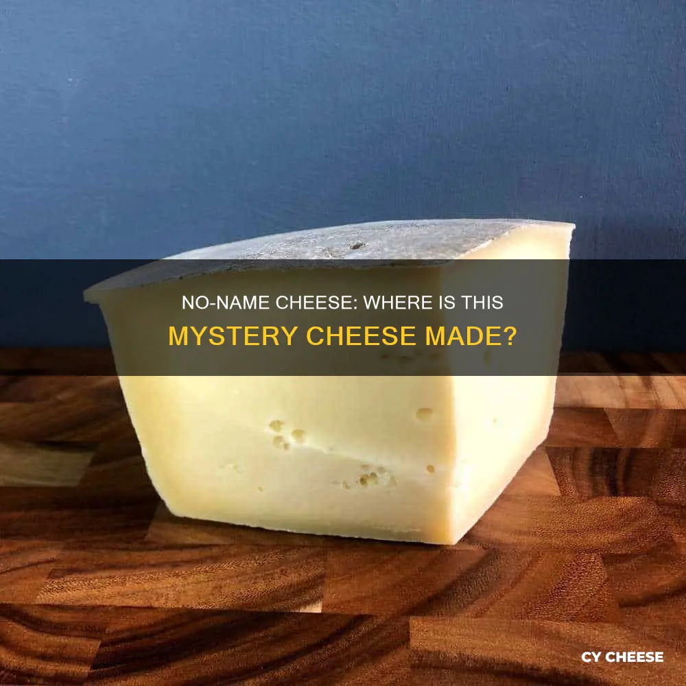 where is no name cheese made