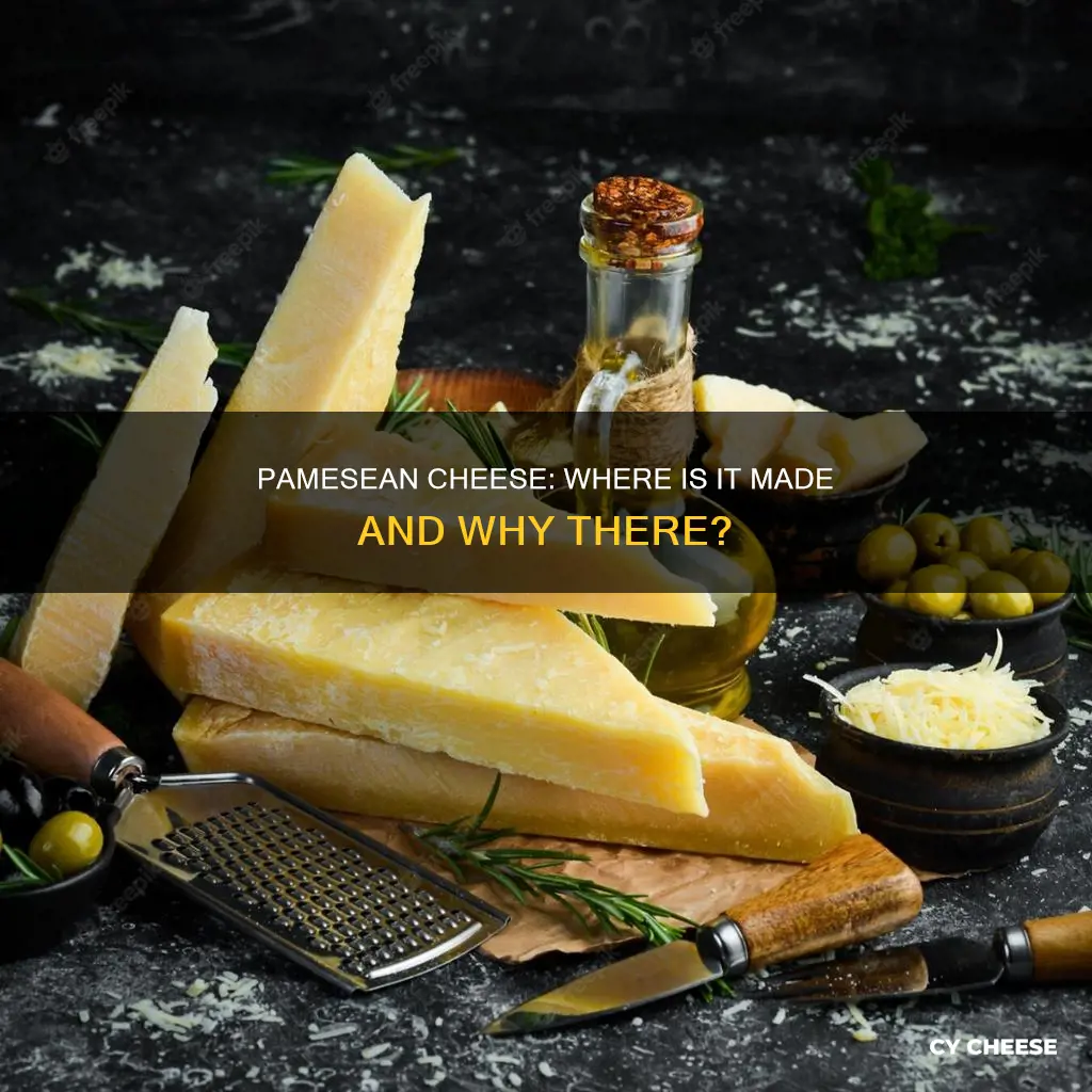where is pamesean cheese made