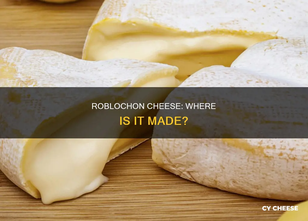 where is roblochon cheese made