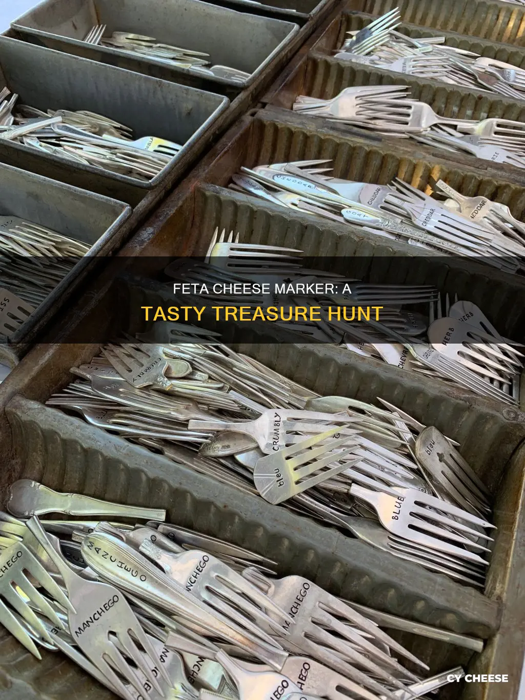 where is the feta cheese marker in find the markers