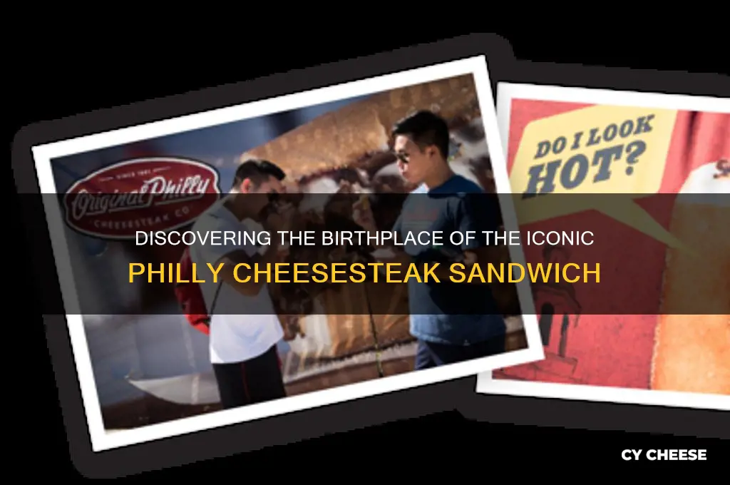 where is the original store of philly cheese steak sandwich