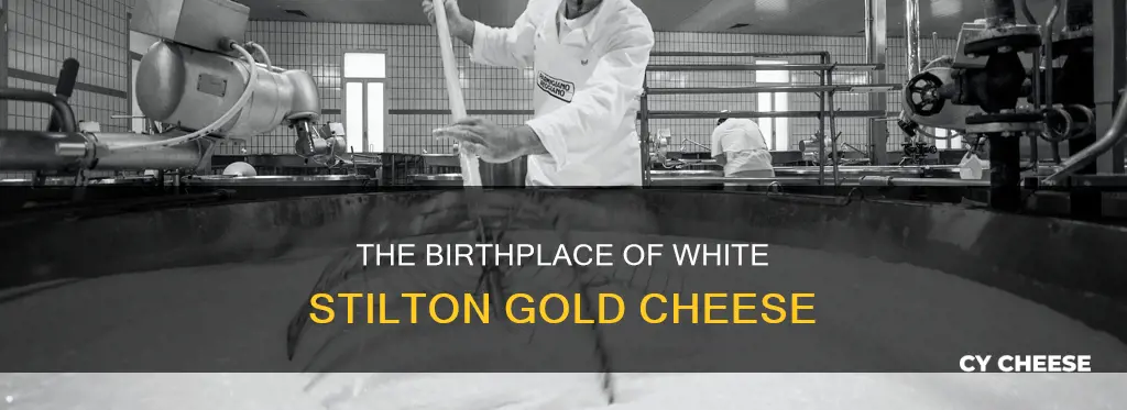 where is white stilton gold cheese made
