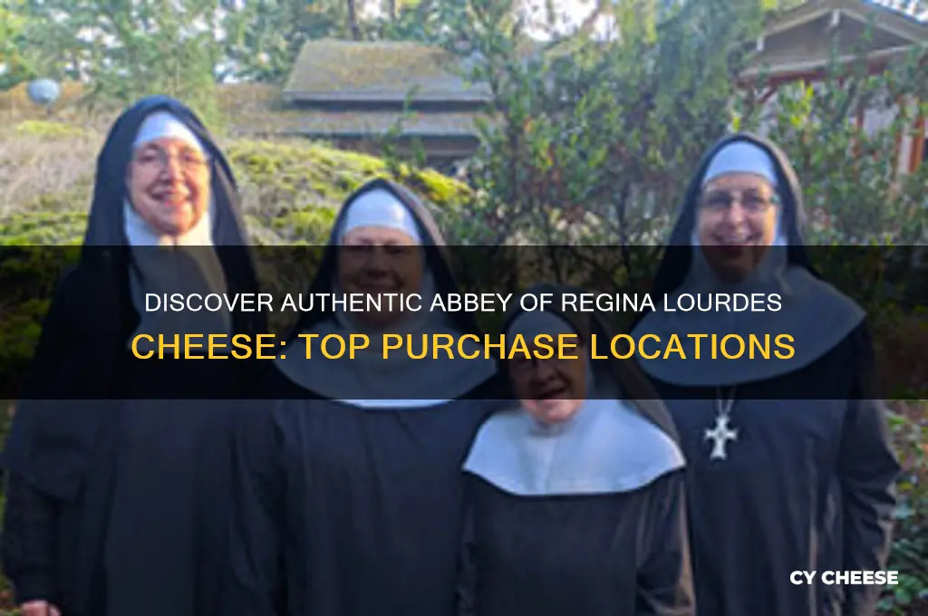where o purchase cheese from abbey of regina lourdes