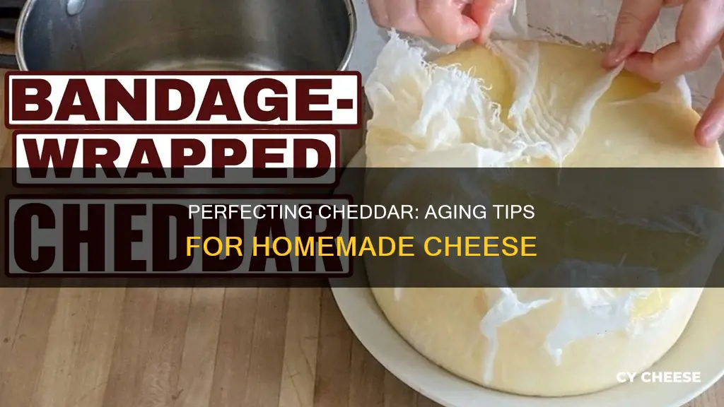 where to age homemade cheddar cheese