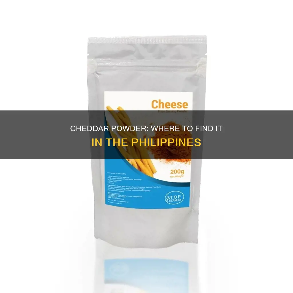 where to buy cheddar cheese powder in the philippines