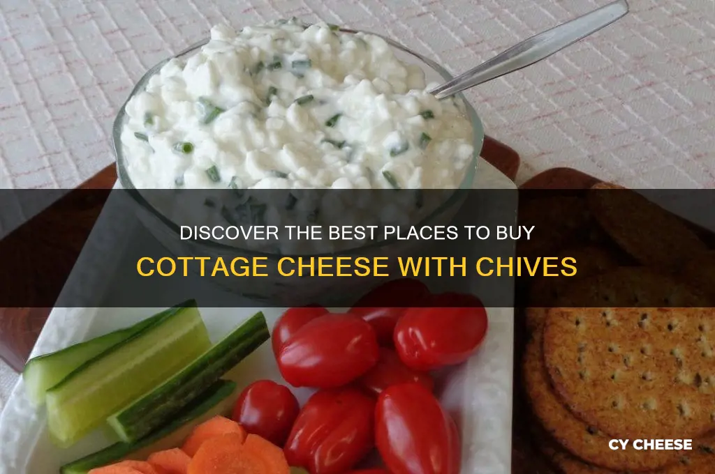 where to buy cottage cheese with chives