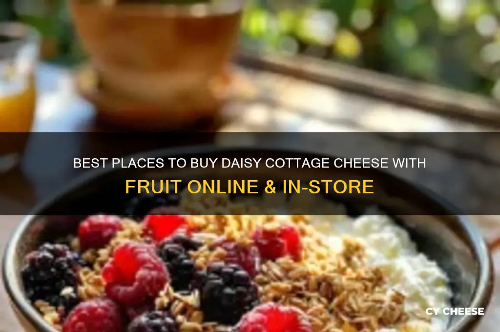 where to buy daisy cottage cheese with fruit
