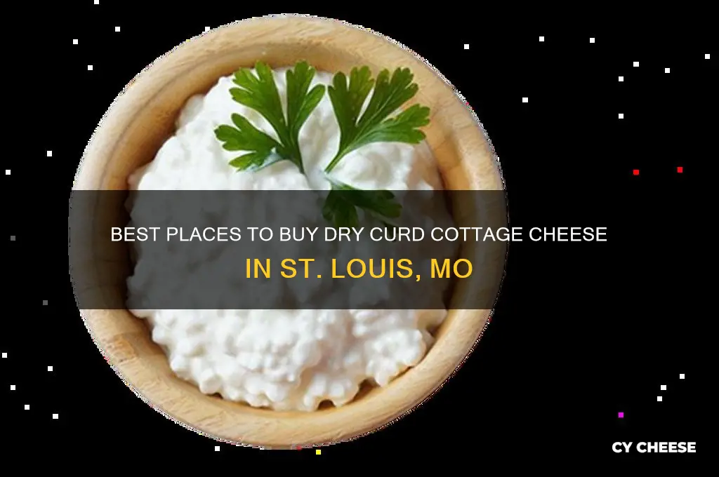 where to buy dry curd cottage cheese st louis mo