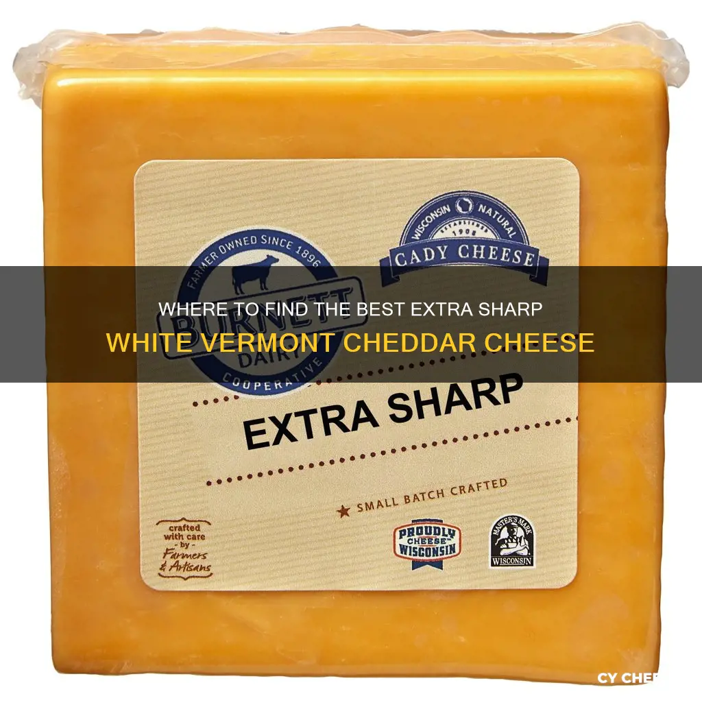 where to buy extra sharp white vermont cheddar cheese