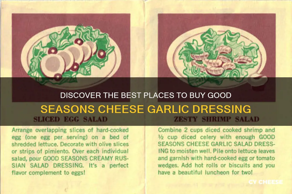 where to buy good seasons cheese garlic dressing