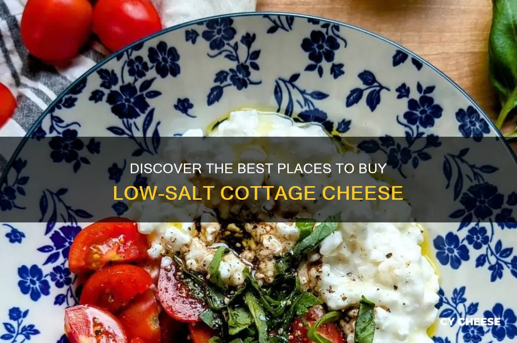 where to buy low salt cottage cheese