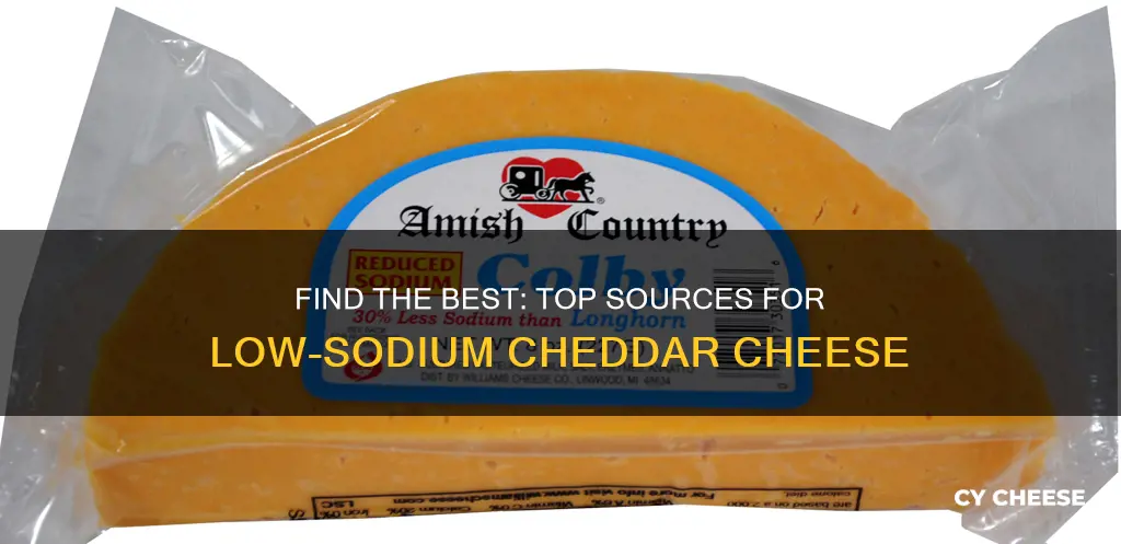 where to buy low sodium cheddar cheese