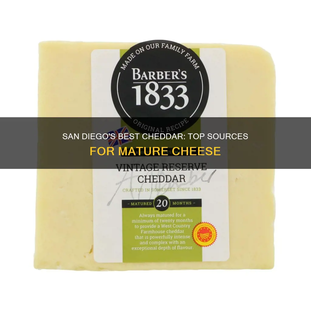 where to buy mature cheddar cheese in san diego