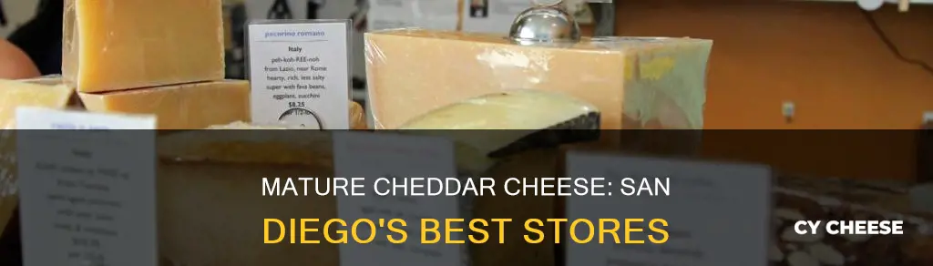 where to buy mature cheddar cheese in san diego
