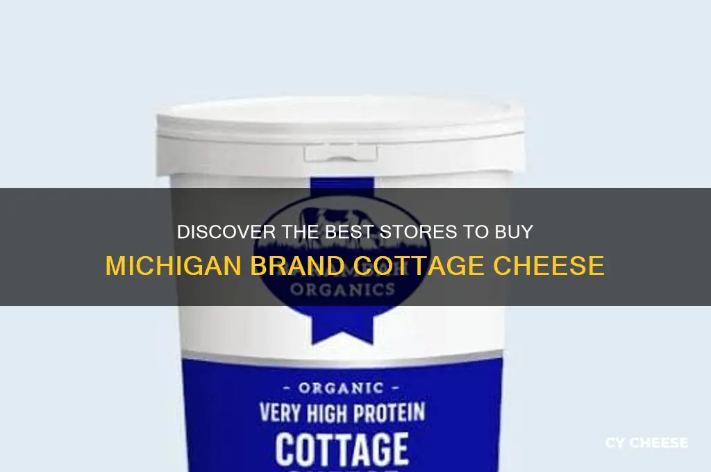 where to buy michigan brand cottage cheese